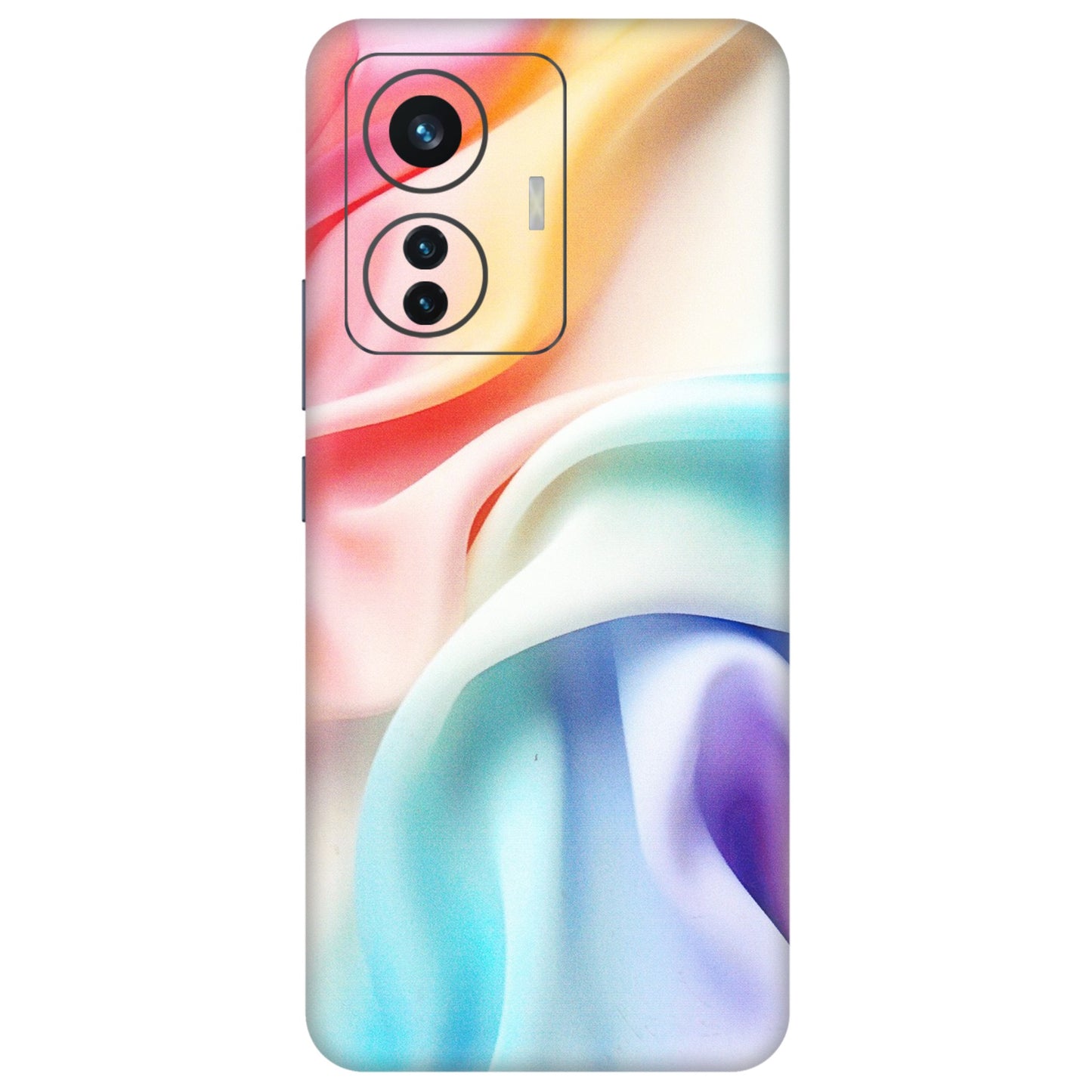 IQOO Phone Skins (All Models) - Colourful Silk Cloth - Matte Finish (M-165) IQOO Z6 PRO 5G