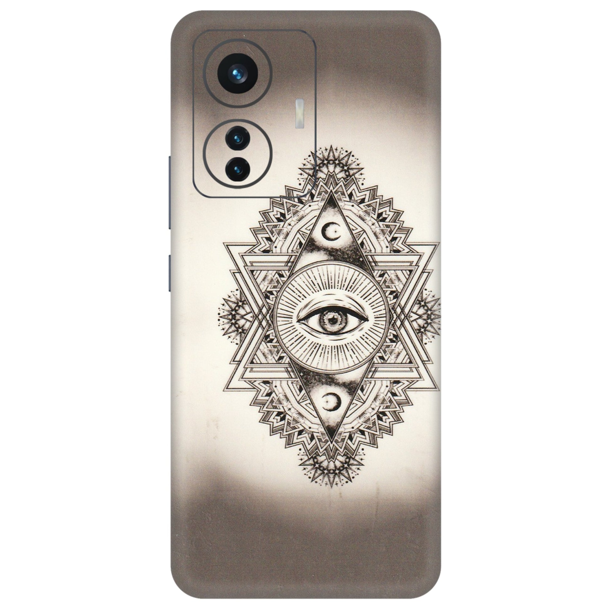 IQOO Phone Skins (All Models) - Illuminati Great Eye - Transparent Finish (T-14) IQOO Z6 PRO 5G