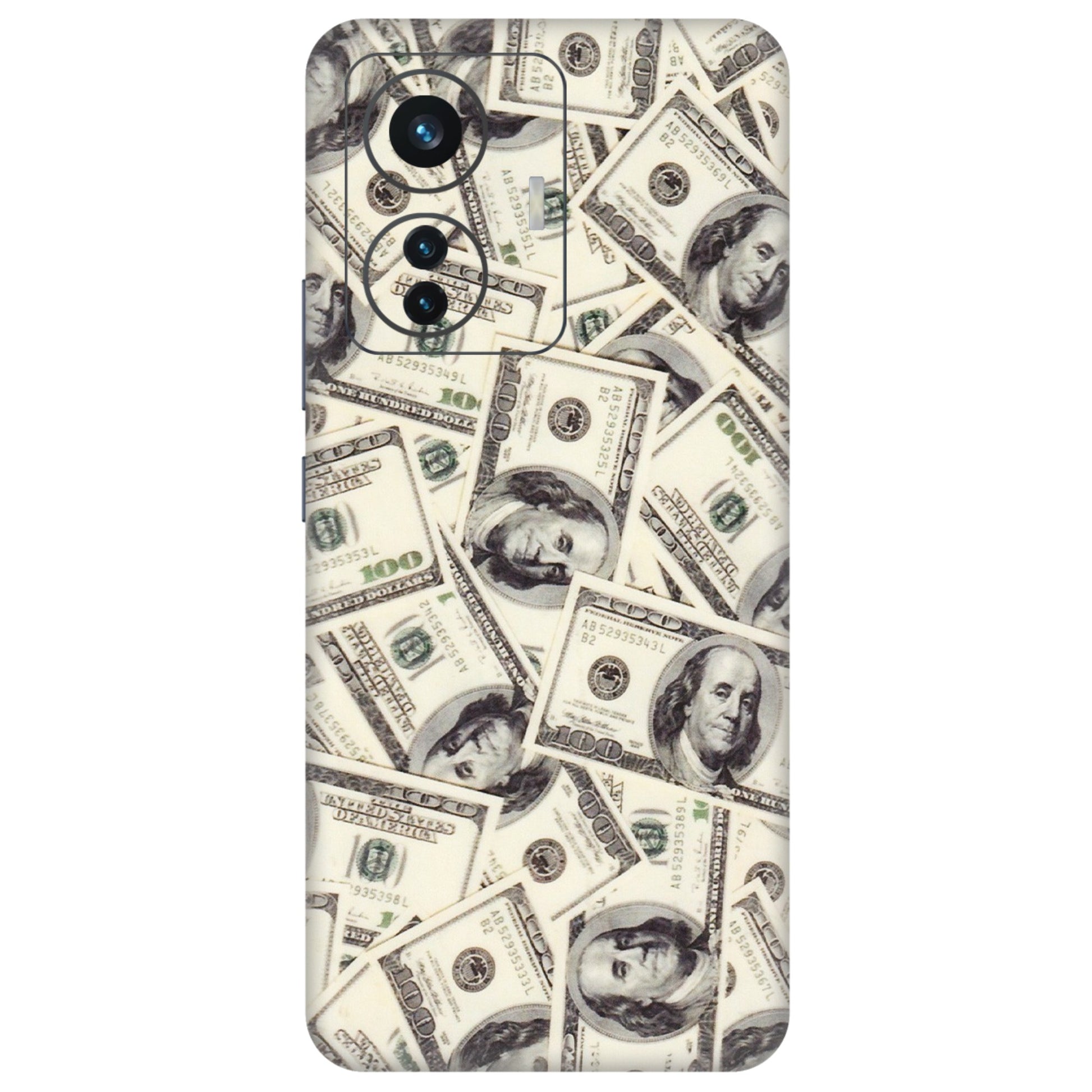IQOO Phone Skins (All Models) - Dollar Lover - Transparent Finish (T-17) IQOO Z6 PRO 5G