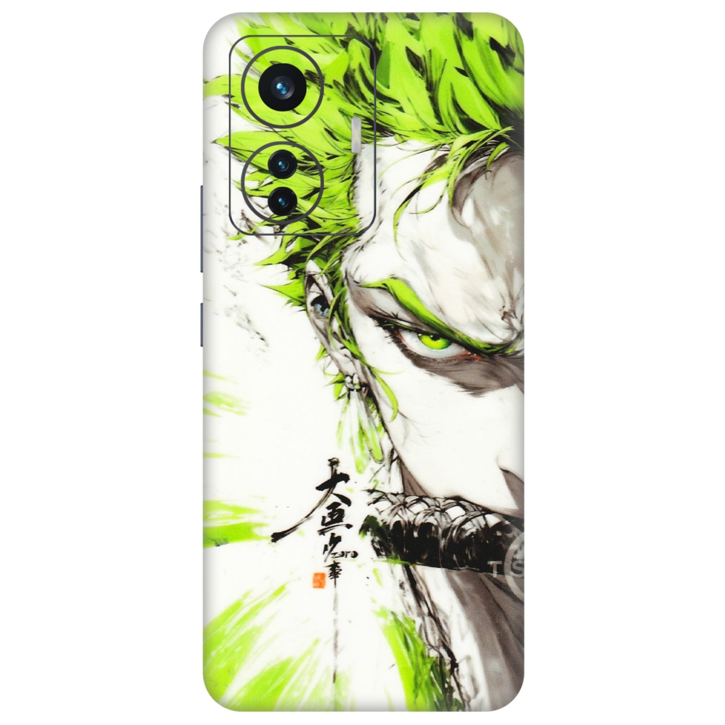IQOO Phone Skins (All Models) - Roro Taku Anime - Transparent Finish (T-18) IQOO Z6 PRO 5G