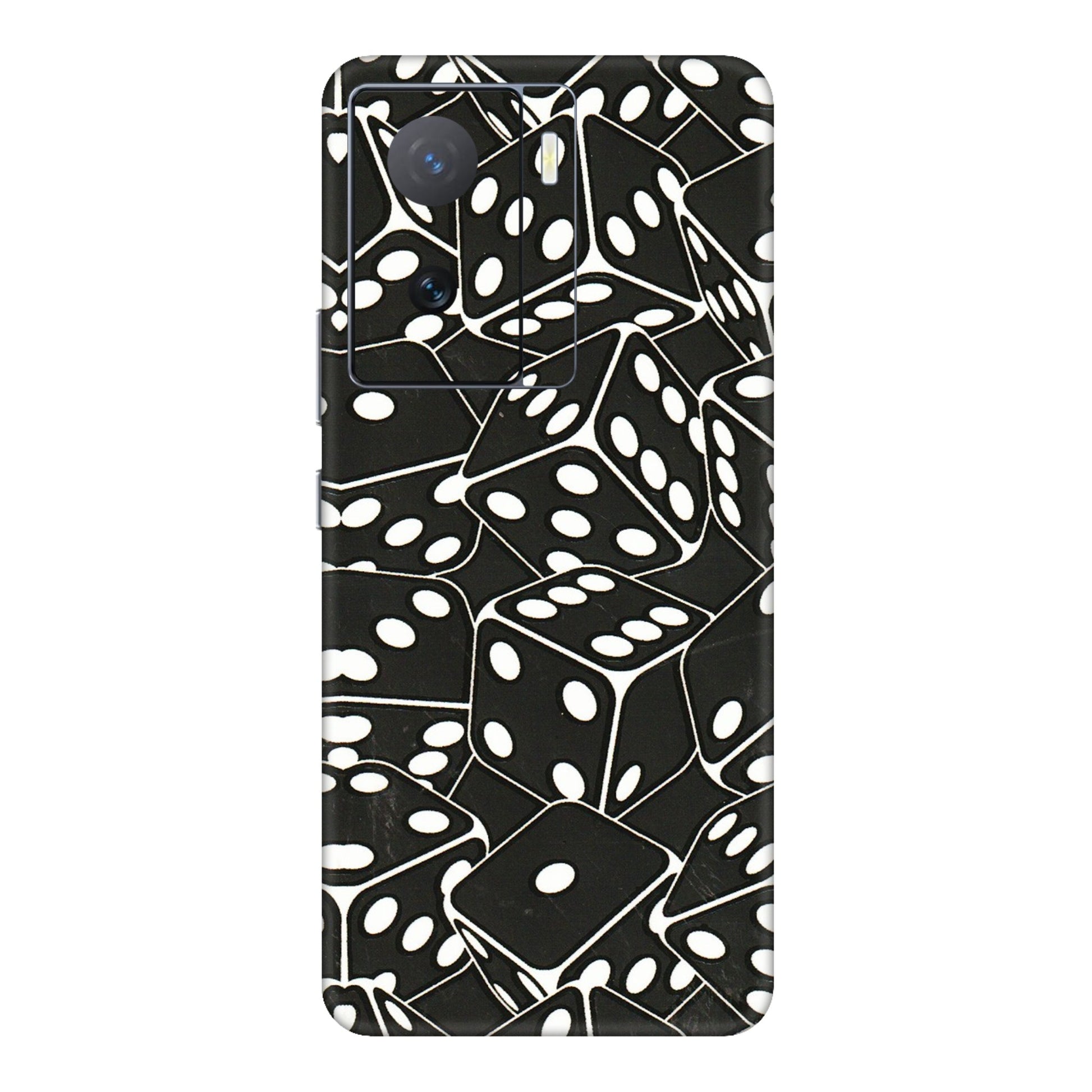 IQOO Phone Skins (All Models) - Big Black Dices - 3D Embossed Finish (L-106) IQOO Z7