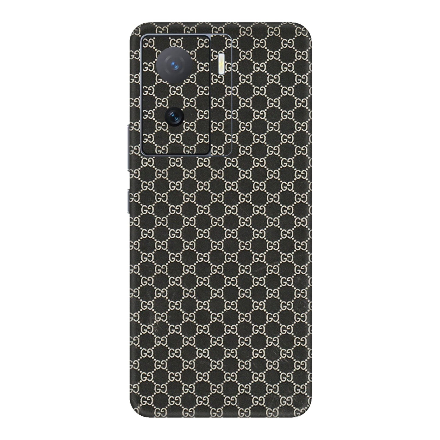 IQOO Phone Skins (All Models) - Black G Print - 3D Embossed Finish (L-109) IQOO Z7