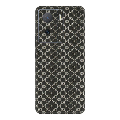 IQOO Phone Skins (All Models) - Black G Print - 3D Embossed Finish (L-109) IQOO Z7