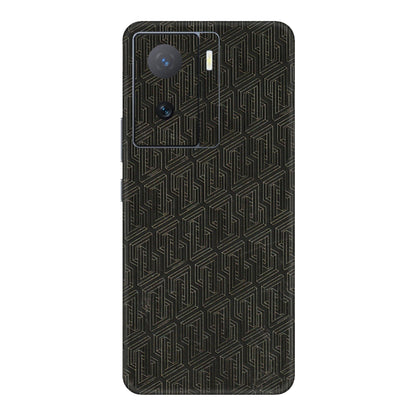 IQOO Phone Skins (All Models) - Black Abstract Pattern - 3D Embossed Finish (L-117) IQOO Z7