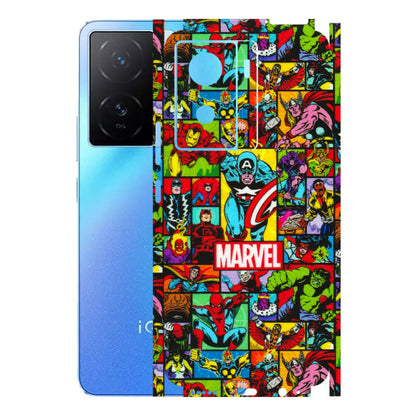 IQOO Phone Skins (All Models) - MARVELOUS Comic Characters - 3D Embossed Finish (L-129) IQOO Z7