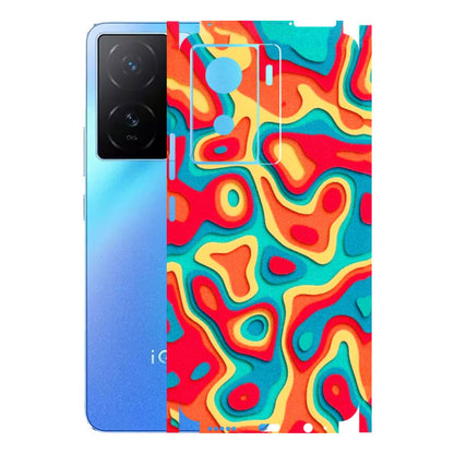 IQOO Phone Skins (All Models) - Abstract Swirl - 3D Embossed Finish (L-150) IQOO Z7