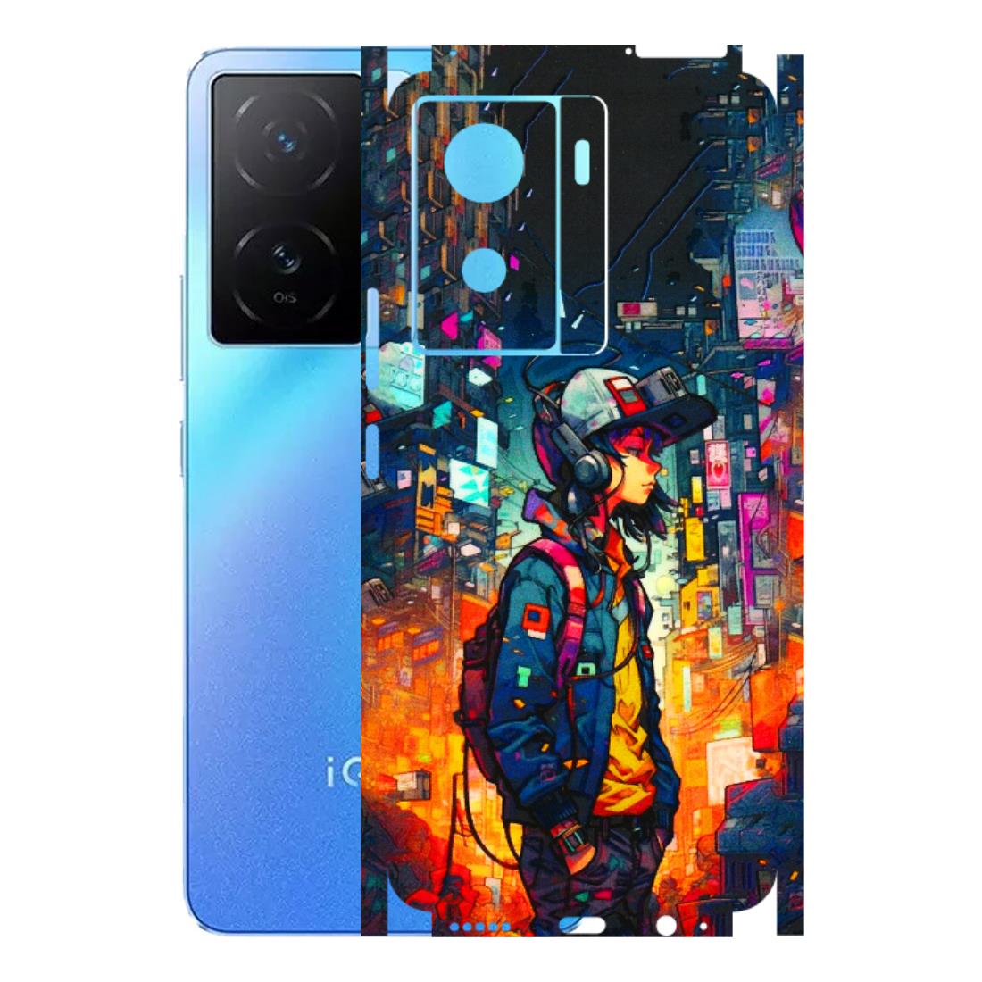 IQOO Phone Skins (All Models) - Street Anime Guy - 3D Embossed Finish (L-158) IQOO Z7