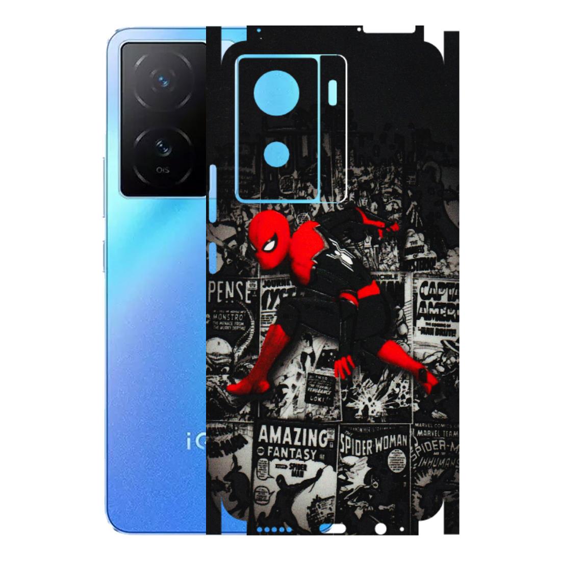 IQOO Phone Skins (All Models) - SpiderMan New - 3D Embossed Finish (L-162) IQOO Z7