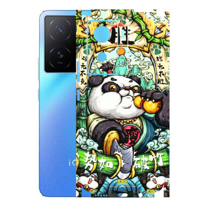 IQOO Phone Skins (All Models) - Royal Rich Panda - 3D Embossed Finish (L-170) IQOO Z7