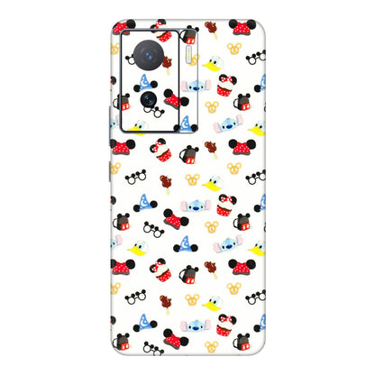 IQOO Phone Skins (All Models) - Minnie Mouse & Donald Doodles s - 3D Embossed Finish (L-194) IQOO Z7