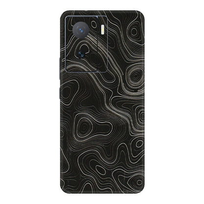 IQOO Phone Skins (All Models) - Black Swirl - 3D Embossed Finish (L-196) IQOO Z7