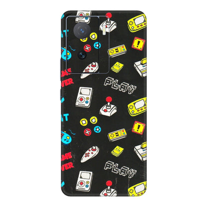 IQOO Phone Skins (All Models) - Gaming Doodles - 3D Embossed Finish (L-224) IQOO Z7