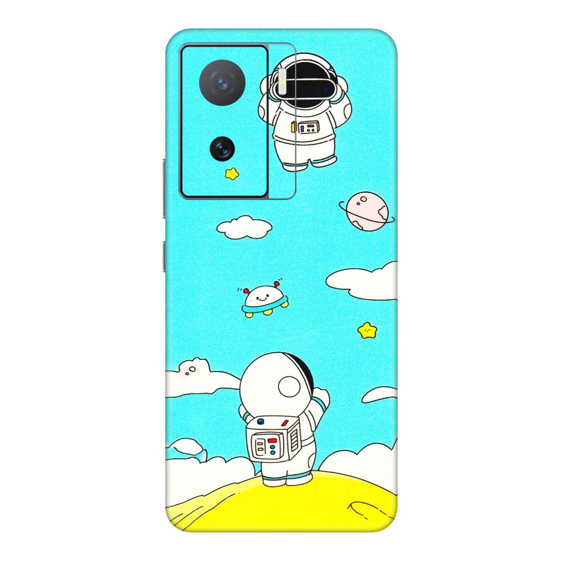 IQOO Phone Skins (All Models) - Blue Skies Astro Float - 3D Embossed Finish (L-230) IQOO Z7