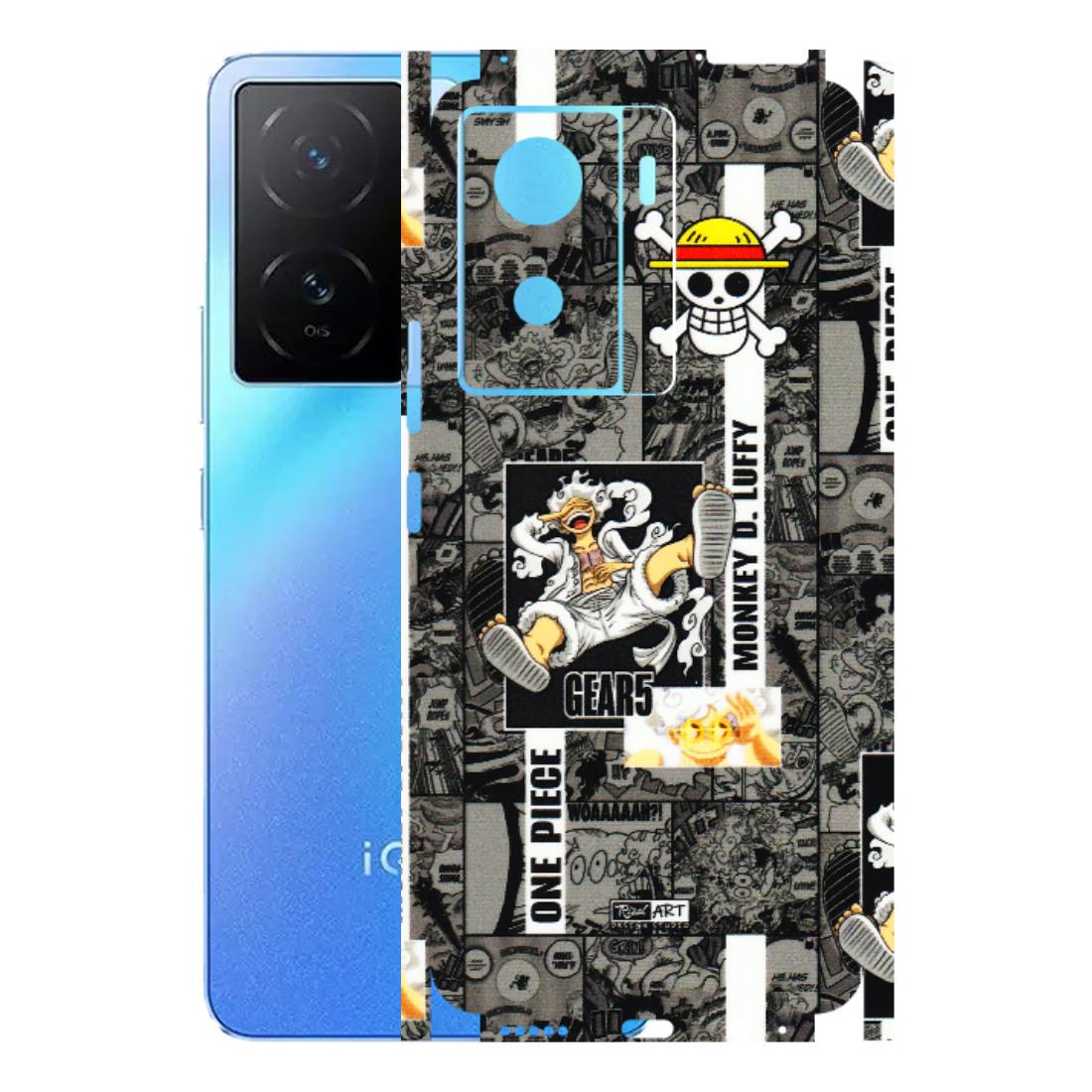 IQOO Phone Skins (All Models) - Cuffy Anime MonkeyCamic - 3D Embossed Finish (L-242) IQOO Z7