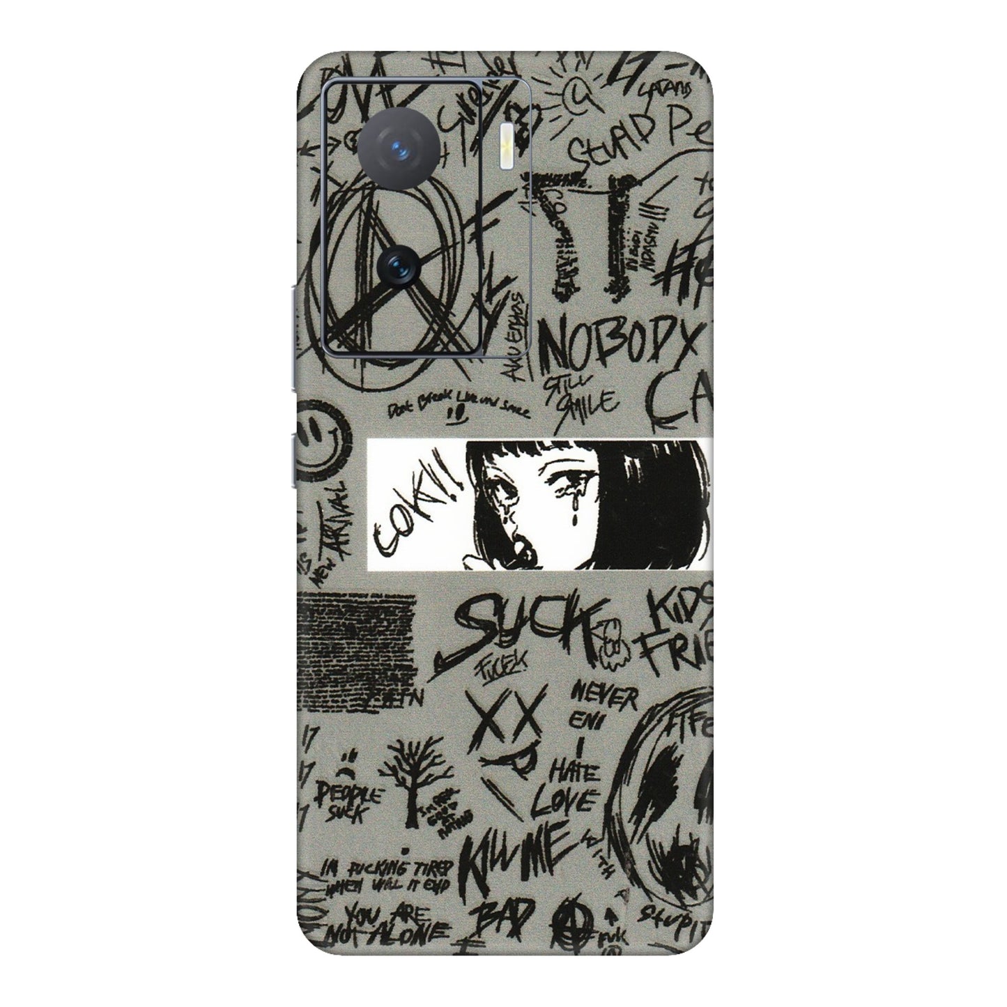 IQOO Phone Skins (All Models) - Never Have Love Anime - 3D Embossed Finish (L-260) IQOO Z7