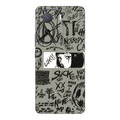 IQOO Phone Skins (All Models) - Never Have Love Anime - 3D Embossed Finish (L-260) IQOO Z7