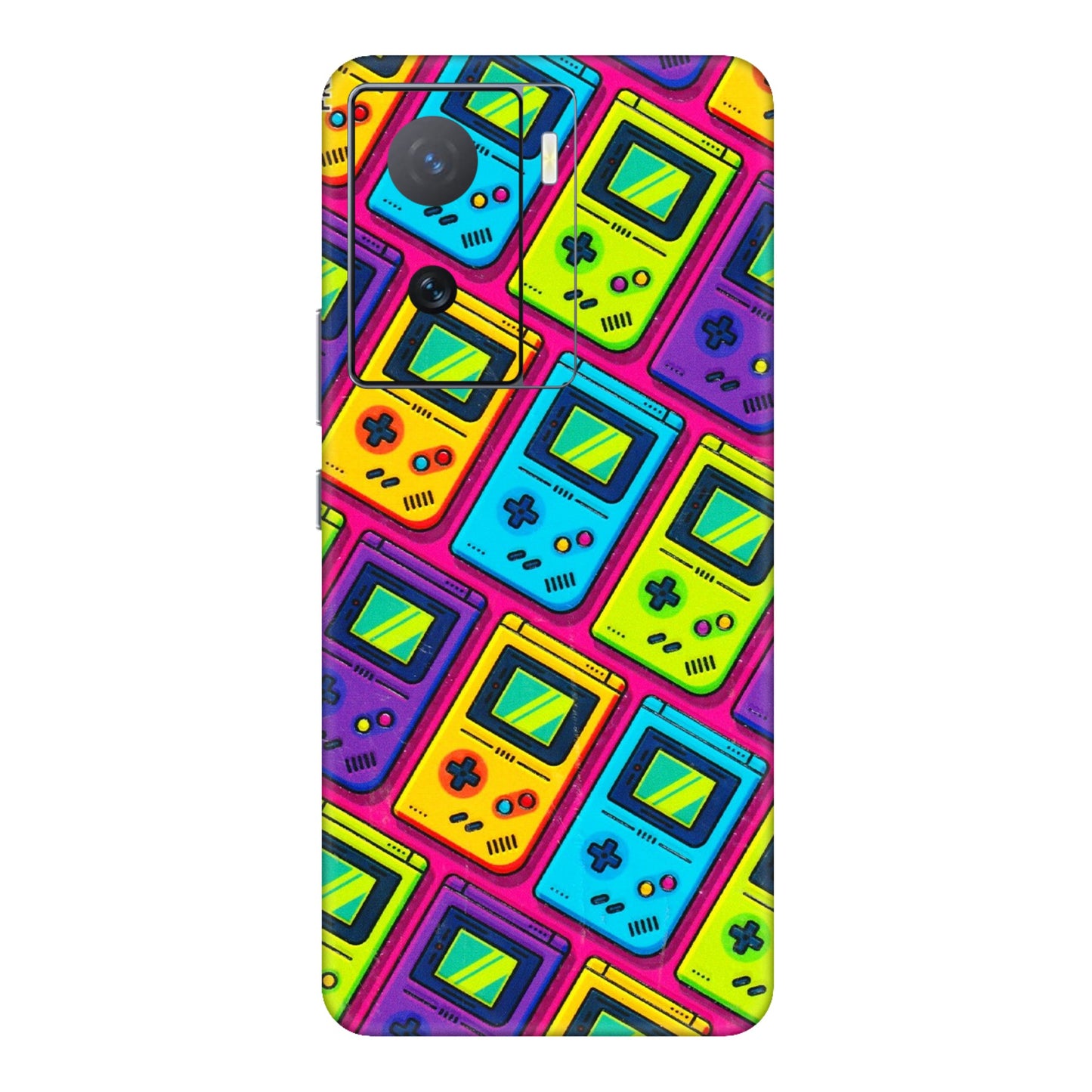 IQOO Phone Skins (All Models) - Gameboy Colourful - 3D Embossed Finish (L-266) IQOO Z7