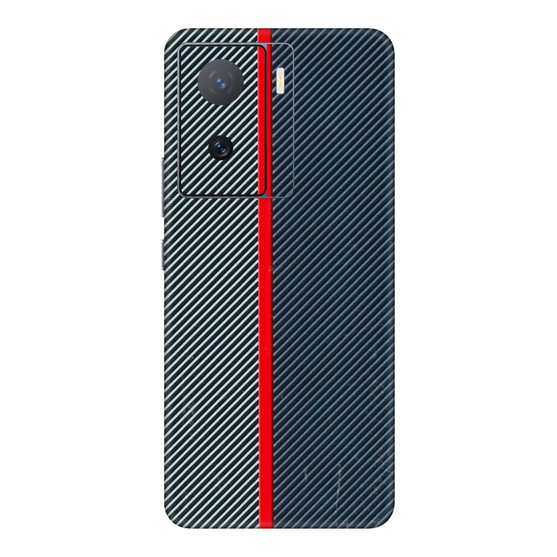 IQOO Phone Skins (All Models) - Blue Sober Lines - 3D Embossed Finish (L-305) IQOO Z7