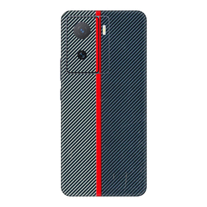 IQOO Phone Skins (All Models) - Blue Sober Lines - 3D Embossed Finish (L-305) IQOO Z7