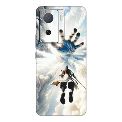 IQOO Phone Skins (All Models) - Big Hand With Monkey King - 3D Embossed Finish (L-323) IQOO Z7