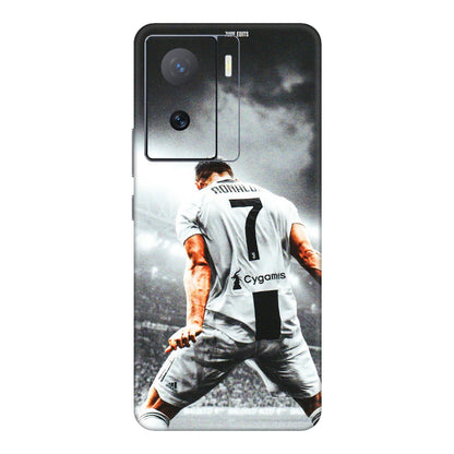 IQOO Phone Skins (All Models) - Ronaldo CR7 Crazy - 3D Embossed Finish (L-44) IQOO Z7