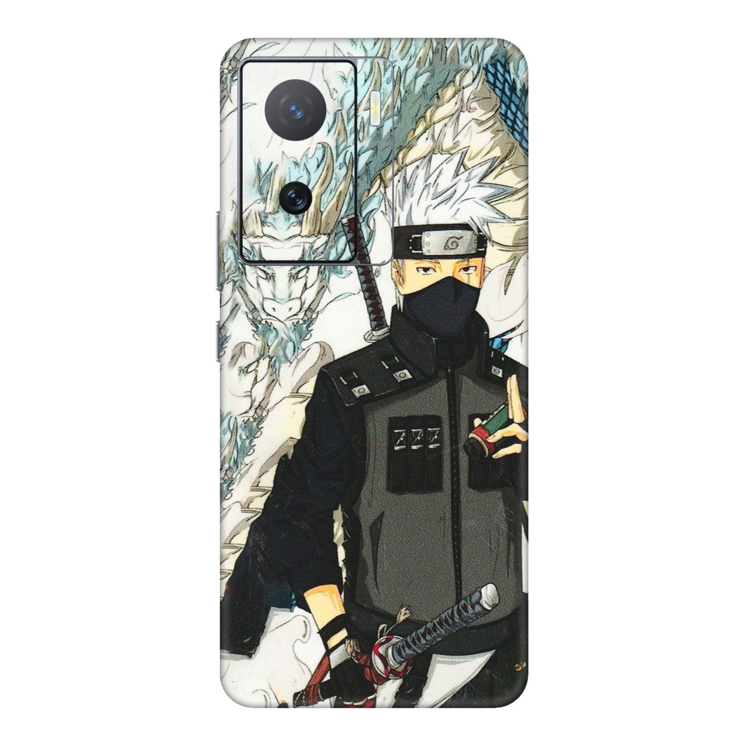IQOO Phone Skins (All Models) - Kakashi Hatake Naruto Anime - 3D Embossed Finish (L-46) IQOO Z7
