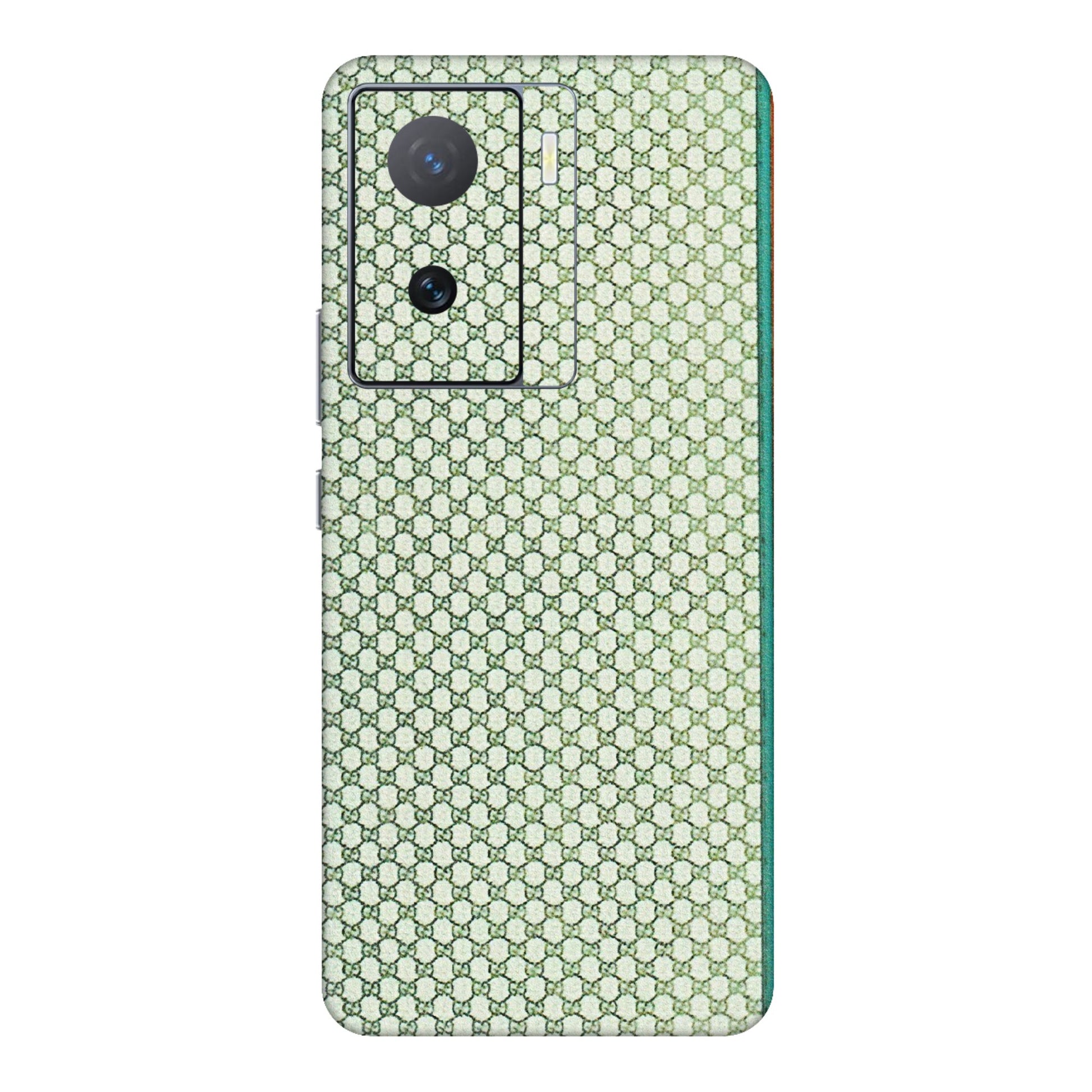 IQOO Phone Skins (All Models) - Gucci Fabric Pattern - 3D Embossed Finish (L-73) IQOO Z7