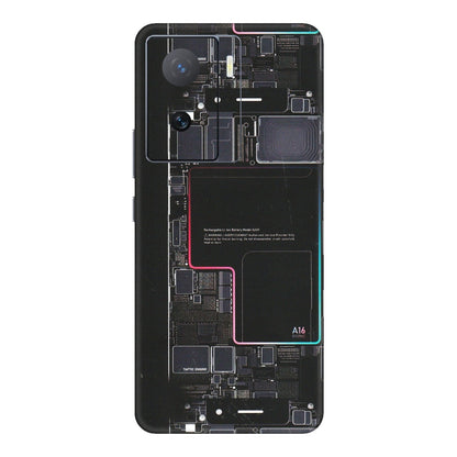 IQOO Phone Skins (All Models) - Motherboard Circuit Layout - Matte Finish (M-117) IQOO Z7