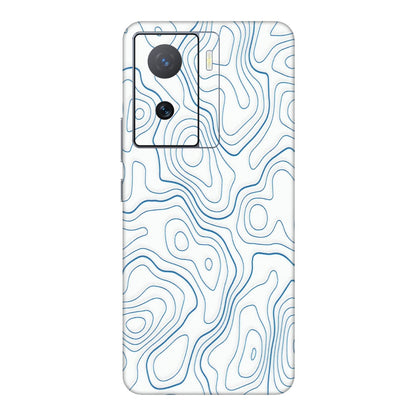 IQOO Phone Skins (All Models) - Blue And White Swirls - Matte Finish (M-139) IQOO Z7