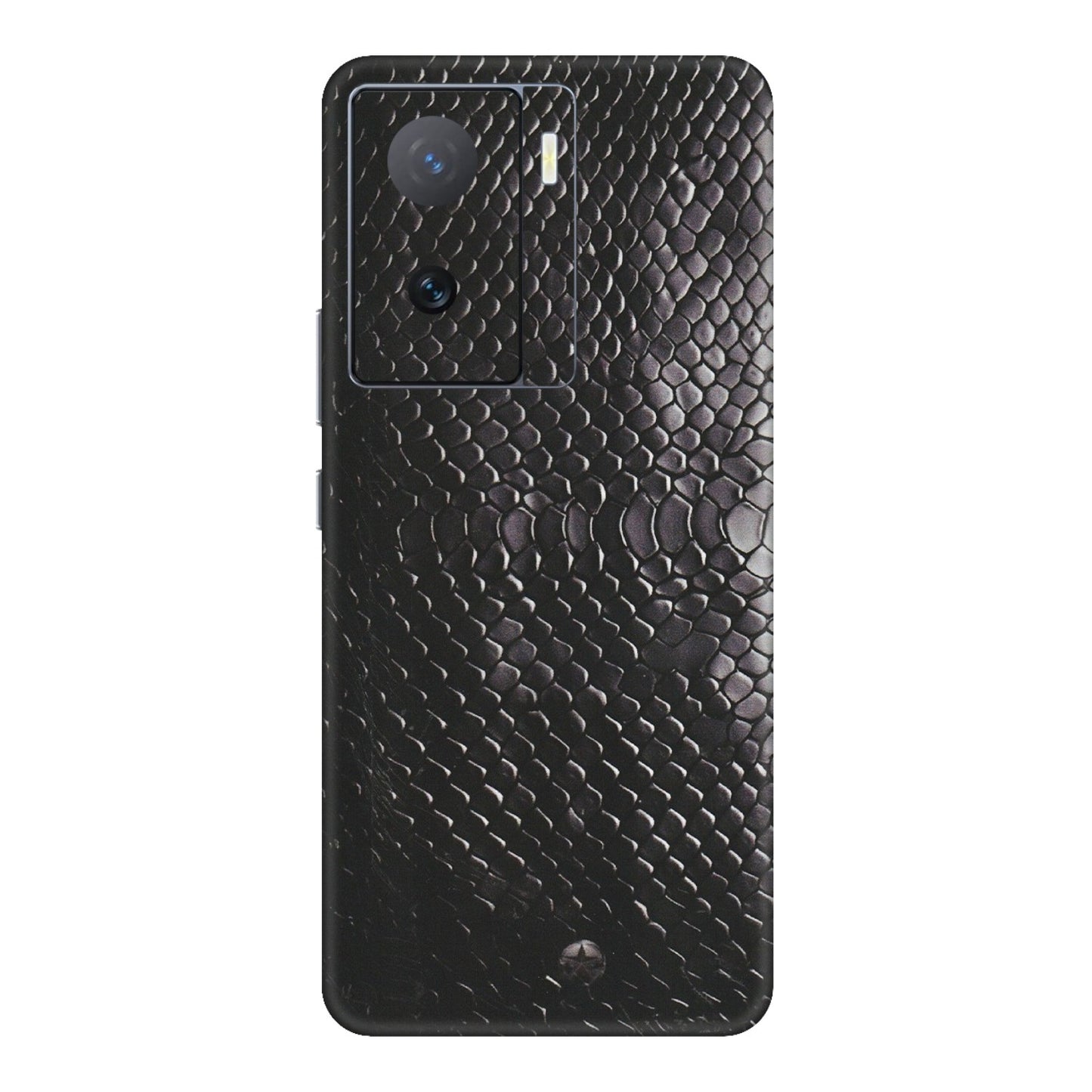 IQOO Phone Skins (All Models) - Black Snack Leather - Matte Finish (M-147) IQOO Z7