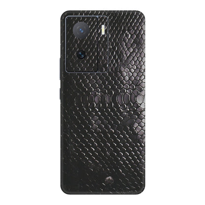 IQOO Phone Skins (All Models) - Black Snack Leather - Matte Finish (M-147) IQOO Z7