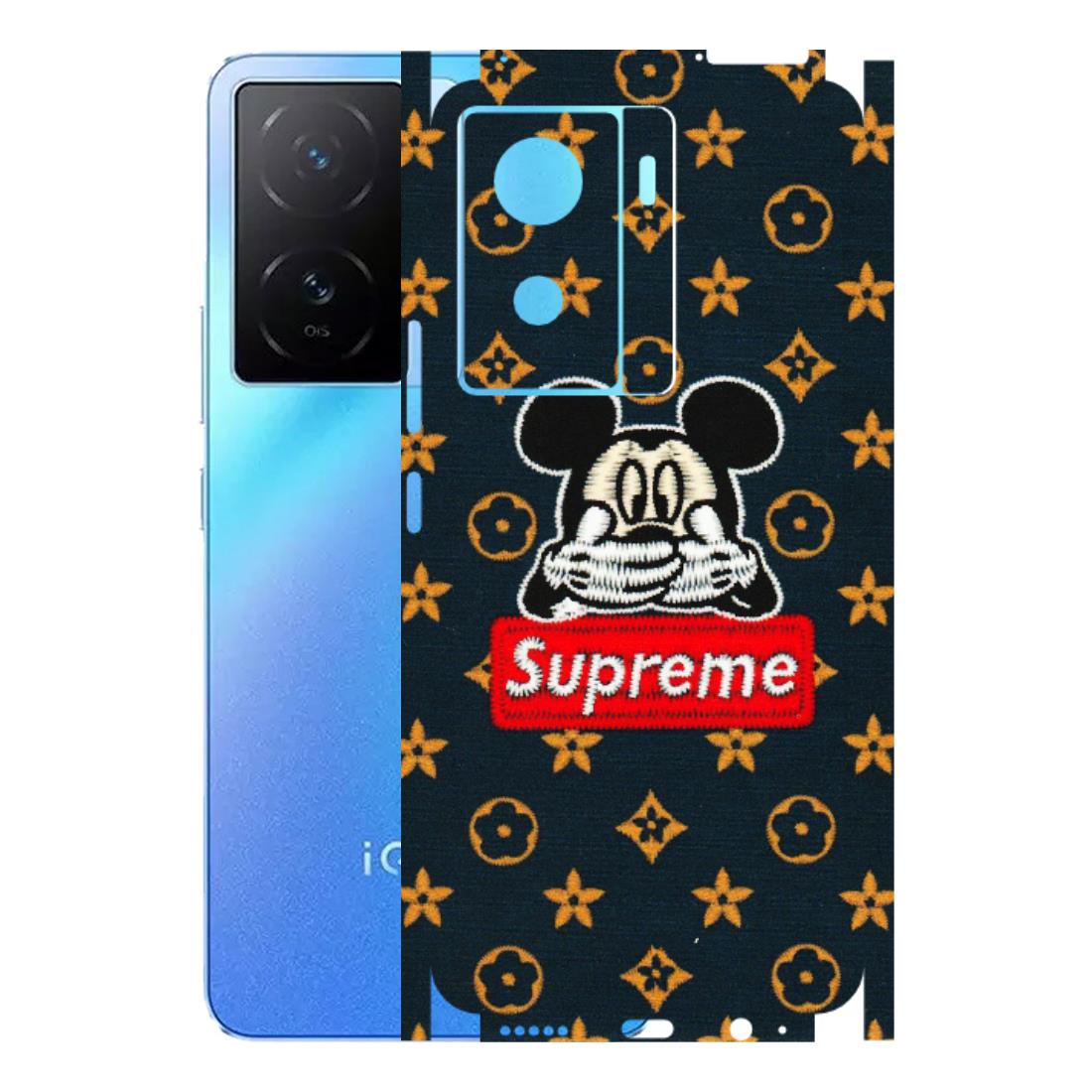 IQOO Phone Skins (All Models) - Mickey Supreme - Matte Finish (M-83) IQOO Z7
