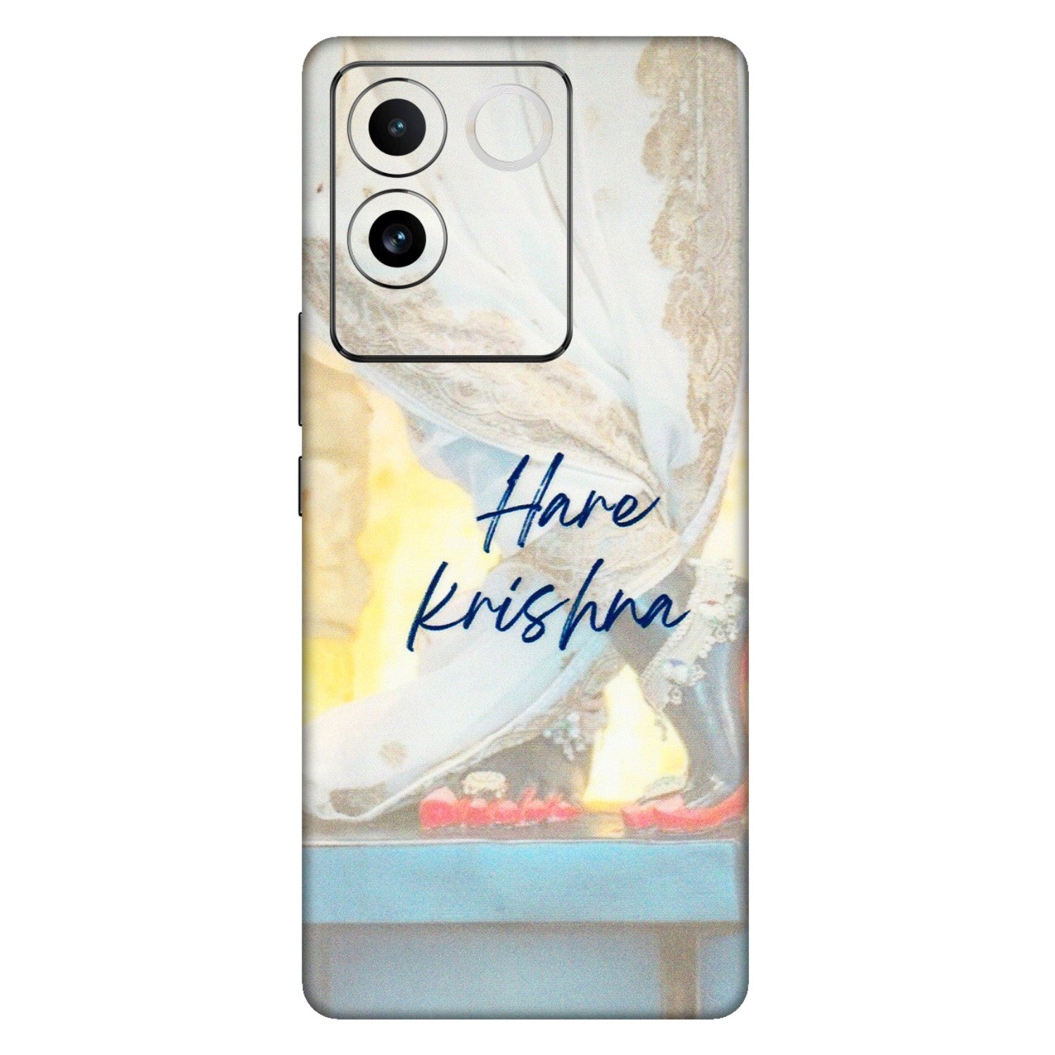 IQOO Phone Skins (All Models) - Hare Krishna - 3D Embossed Finish (L-03) IQOO Z7 Pro