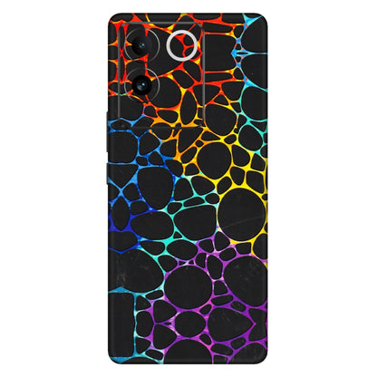 IQOO Phone Skins (All Models) - Abstract Art MultiColour - 3D Embossed Finish (L-133) IQOO Z7 Pro