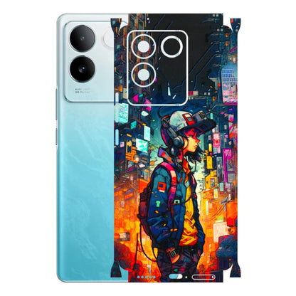 IQOO Phone Skins (All Models) - Street Anime Guy - 3D Embossed Finish (L-158) IQOO Z7 Pro