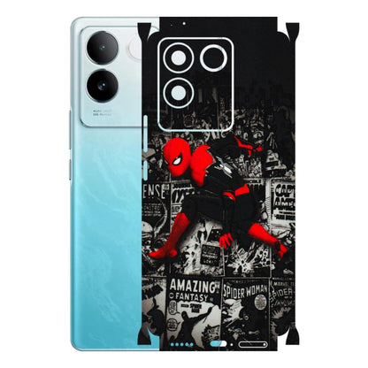 IQOO Phone Skins (All Models) - SpiderMan New - 3D Embossed Finish (L-162) IQOO Z7 Pro