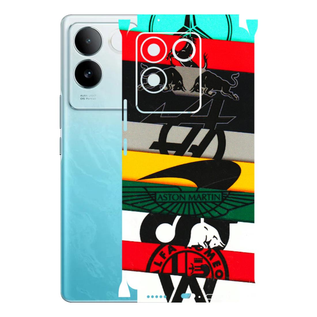 IQOO Phone Skins (All Models) - Multi Designer Brands - 3D Embossed Finish (L-187) IQOO Z7 Pro