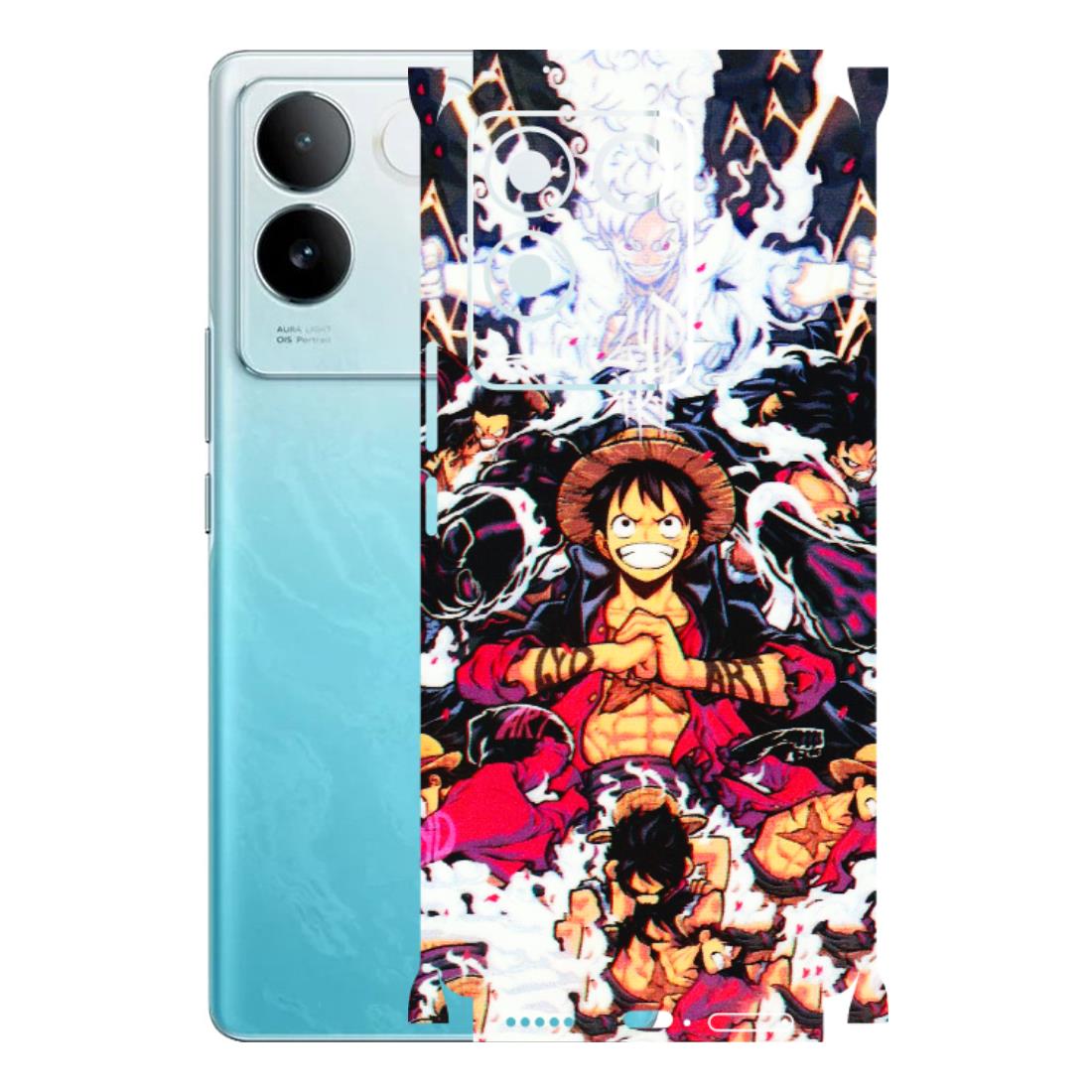 IQOO Phone Skins (All Models) - Luffy Anime Character - 3D Embossed Finish (L-203) IQOO Z7 Pro