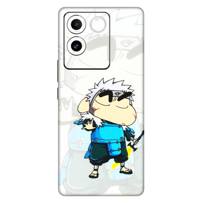 IQOO Phone Skins (All Models) - Angry Young Shinchan - 3D Embossed Finish (L-226) IQOO Z7 Pro