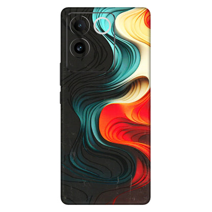 IQOO Phone Skins (All Models) - The Silky Swirl - 3D Embossed Finish (L-240) IQOO Z7 Pro