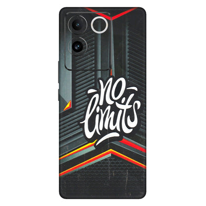 IQOO Phone Skins (All Models) - No Limits - 3D Embossed Finish (L-286) IQOO Z7 Pro
