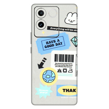 IQOO Phone Skins (All Models) - Will Be Okay Design - 3D Embossed Finish (L-316) IQOO Z7 Pro
