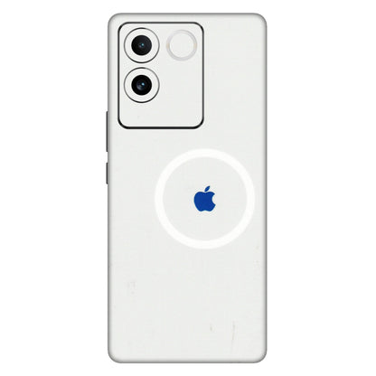 IQOO Phone Skins (All Models) - iPhone Magsafe Logo - 3D Embossed Finish (L-320) IQOO Z7 Pro