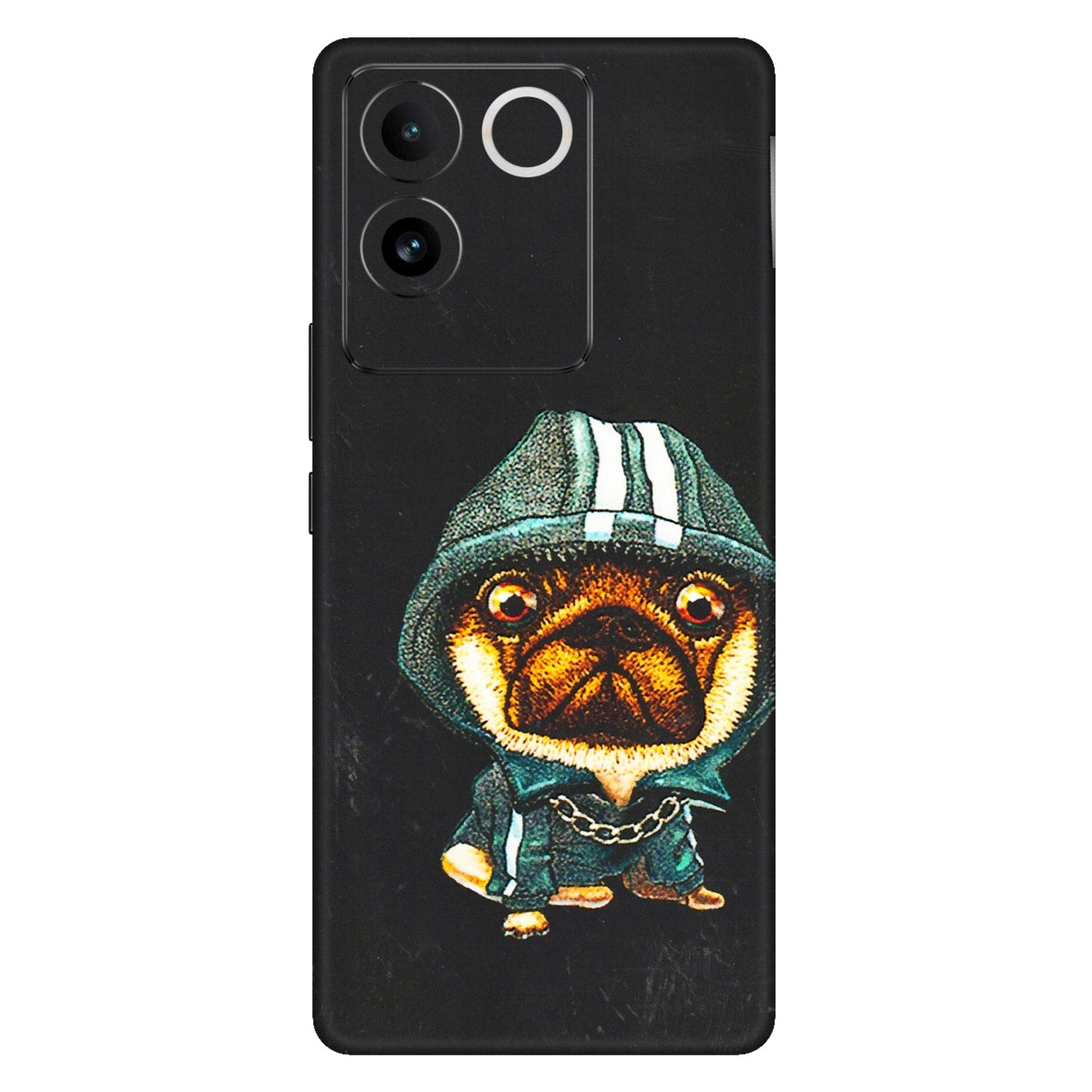 IQOO Phone Skins (All Models) - Puppy N Hoodie - 3D Embossed Finish (L-90) IQOO Z7 Pro