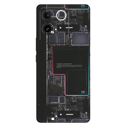 IQOO Phone Skins (All Models) - Motherboard Circuit Layout - Matte Finish (M-117) IQOO Z7 Pro