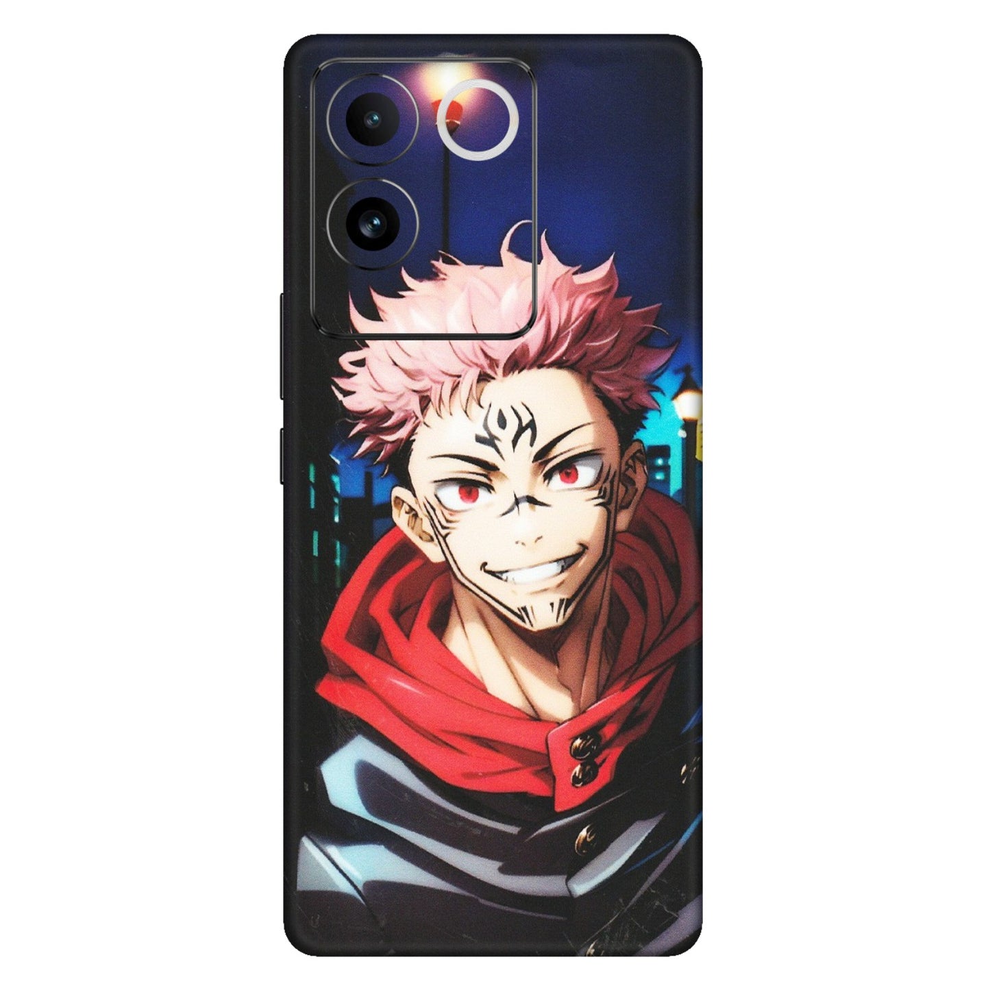 IQOO Phone Skins (All Models) - Yuji Itadori Funny Face Anime - Matte Finish (M-152) IQOO Z7 Pro