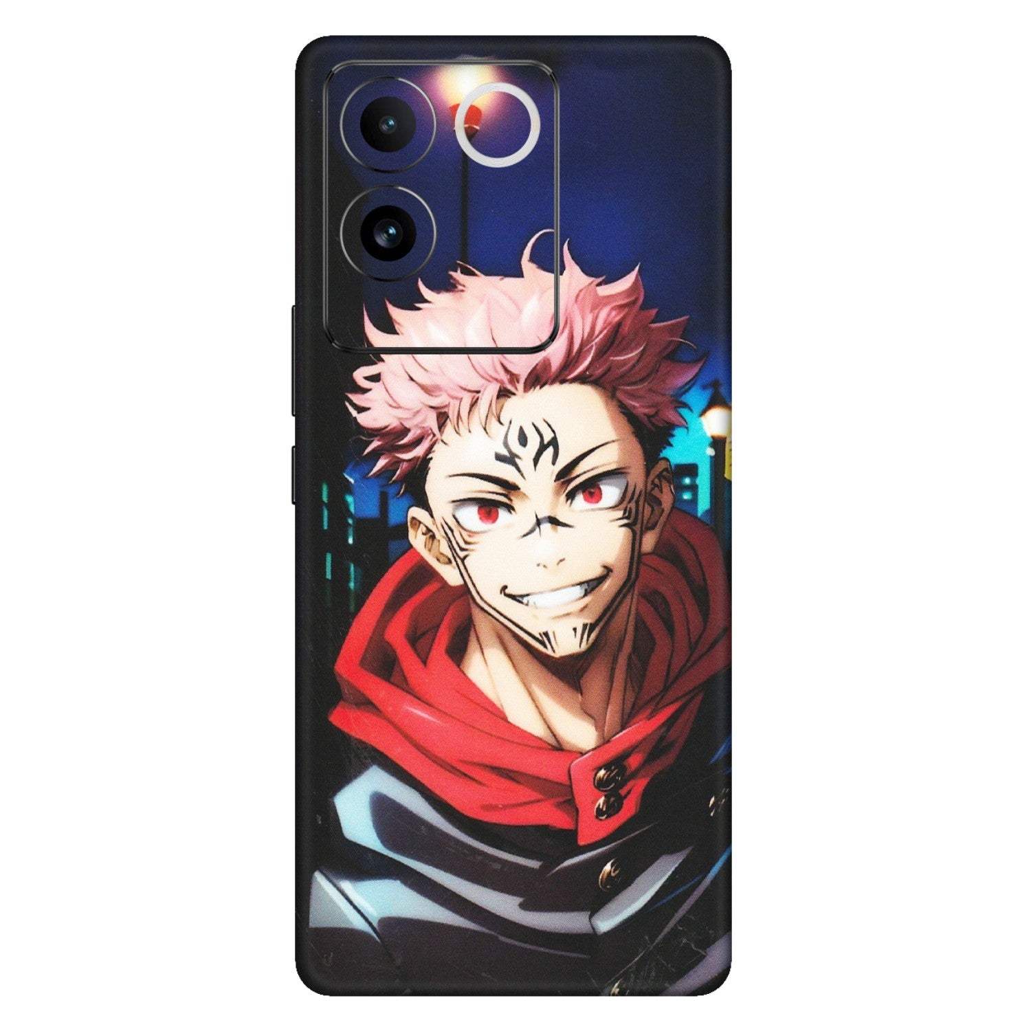 IQOO Phone Skins (All Models) - Yuji Itadori Funny Face Anime - Matte Finish (M-152) IQOO Z7 Pro