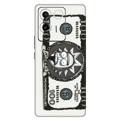 IQOO Phone Skins (All Models) - Rick And Morty Hundred Dollar Anime - Matte Finish (M-161) IQOO Z7 Pro