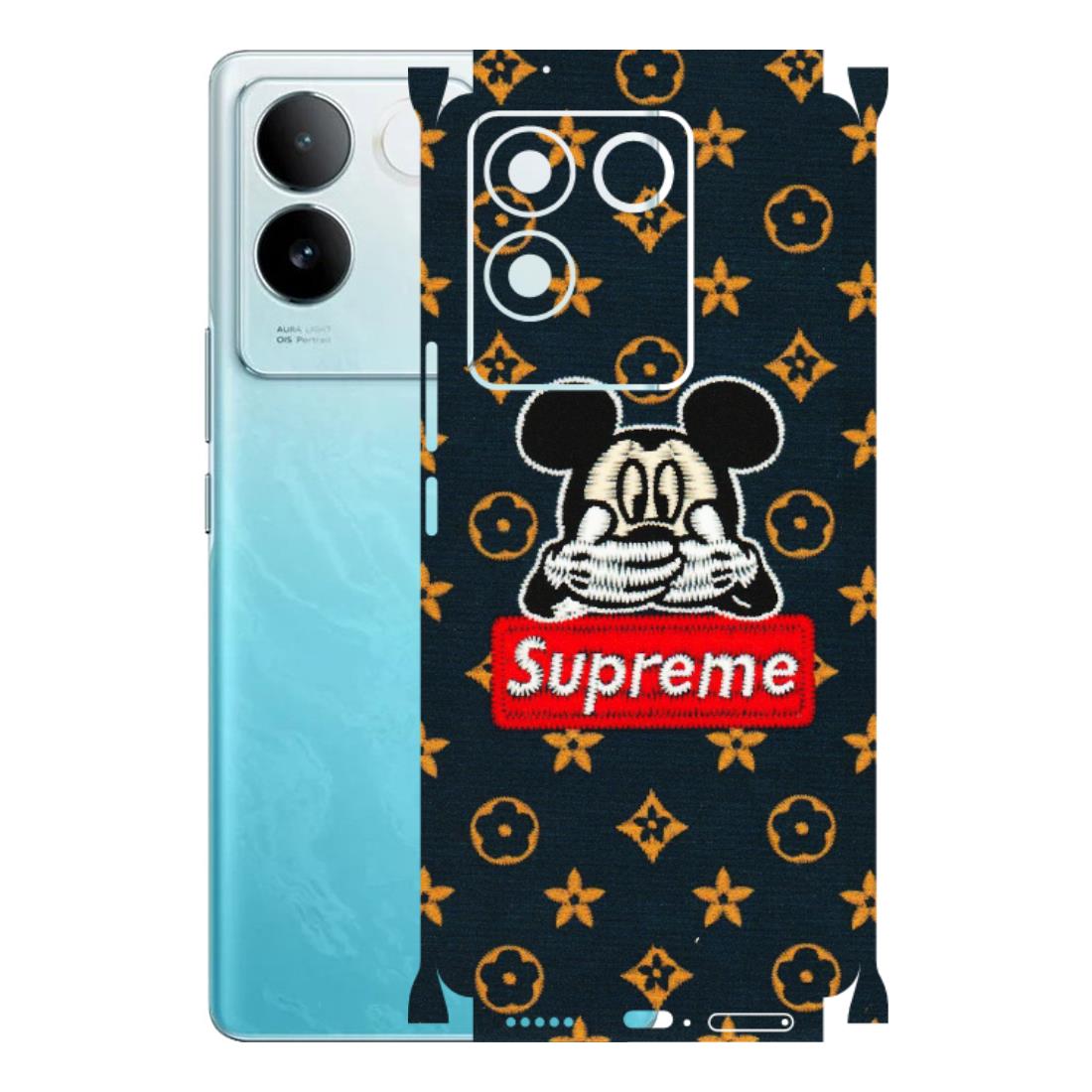 IQOO Phone Skins (All Models) - Mickey Supreme - Matte Finish (M-83) IQOO Z7 Pro