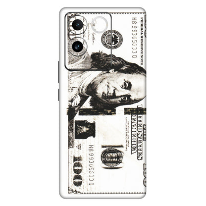 IQOO Phone Skins (All Models) - 100 Dollar Currency - Transparent Finish (T-01) IQOO Z7 Pro